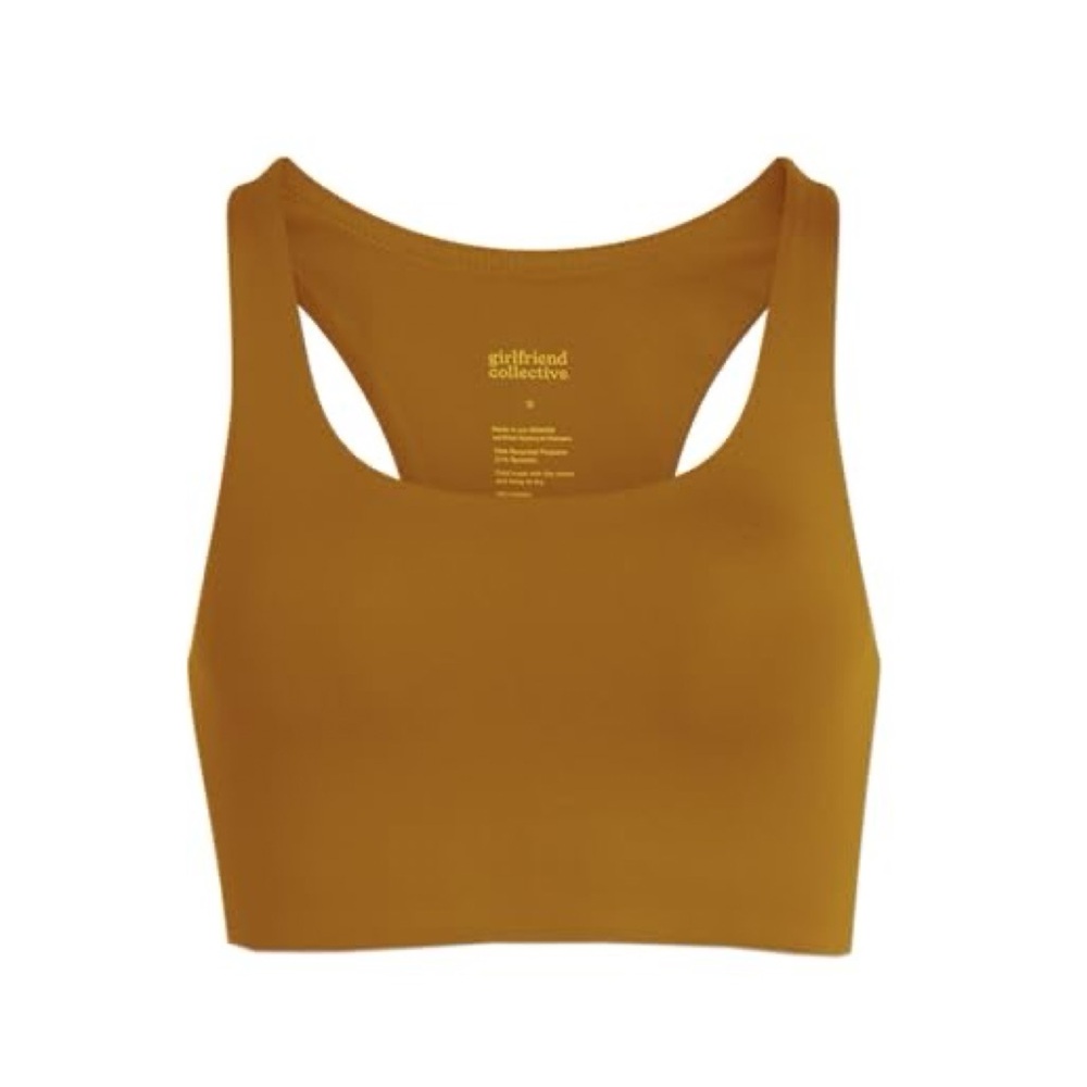 GIRLFRIEND COLLECTIVE Paloma Bra in Saddle
Amber Crop Top Small